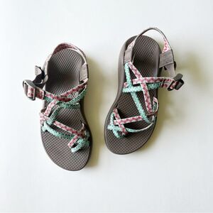 Chaco Brown Turquoise ZX/2 Classic Hiking Sandal